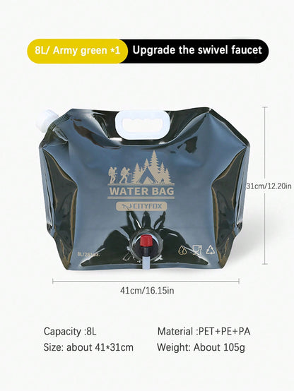 Outdoor Water Bag With Faucet Valve