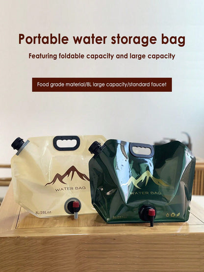 Outdoor Water Bag With Faucet Valve