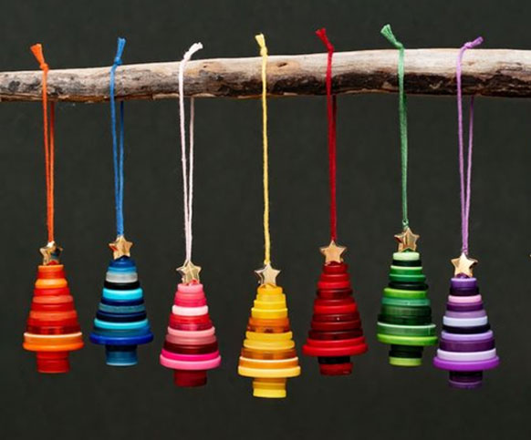 Black Friday Sale - Make Your Own Button Christmas Tree Kit